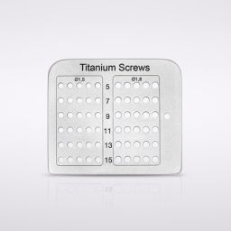 Toolbox Inlay for titanium microscrews Ø1.5 / 1.8 