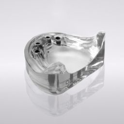 CONELOG® Demonstration model, acrylic, mandible, 4 x SCREW-LINE, Ø 4.3 
