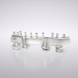 Implantatbasisstrukturen, 2x bis 10x okklusal verschraubt, CoCr, mit Modellvermessung 