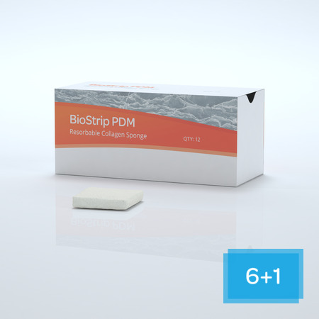 Angebot 6+1 BioStrip PDM, Resorb Kollagen Strip (12 Stück) 
