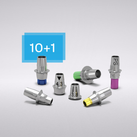 Angebot 10+1 Titanbasen CAD/CAM  