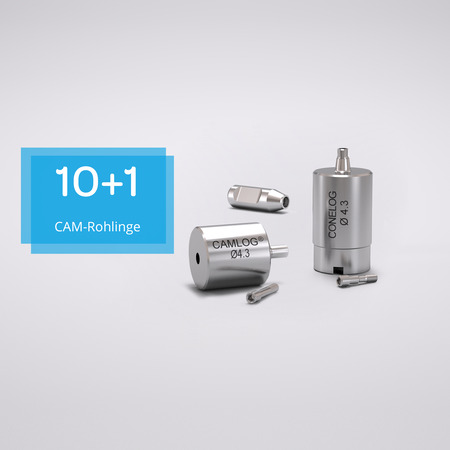 Angebot 10+1 CAMLOG®/CONELOG® CAM-Titanrohlinge  