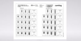X-ray planning foil 1.4:1, for CAMLOG® SCREW-LINE implants. 