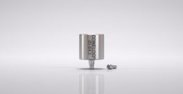 CONELOG® CAM-Titanrohling, Typ IAC, Ø 12, H 12.5, inkl. Abutmentschraube (2 Stück) 